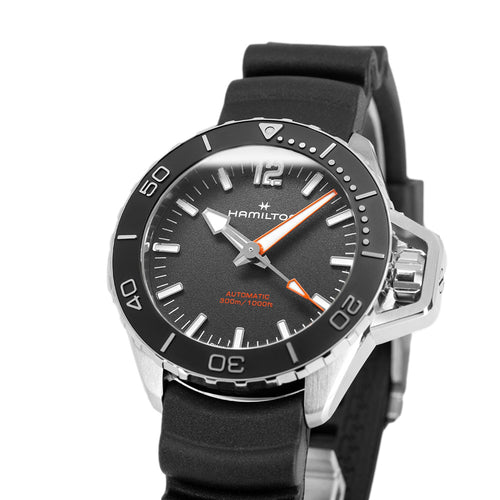 Hamilton Uomo H77825330 Khaki Navy Frogman Auto