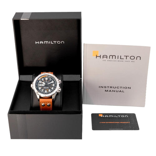 Hamilton Uomo H77755533 Khaki Aviation X-Wind Day Date Auto