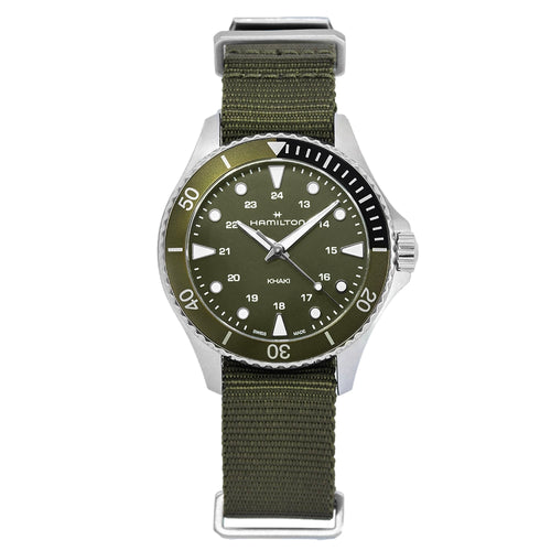 Hamilton H82241961 Khaki Navy Scuba Green Dial Quarzo