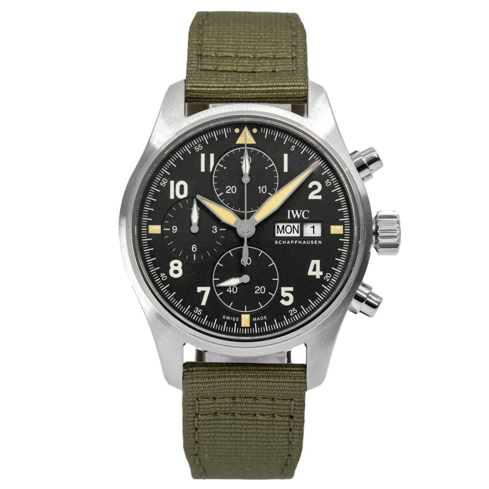 IWC Uomo IW387901 Pilot Chronograph Spitfire Auto Corso Vinci