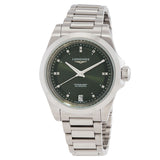 Longines Donna L3.430.4.07.6 Conquest 34mm Green Dial Auto