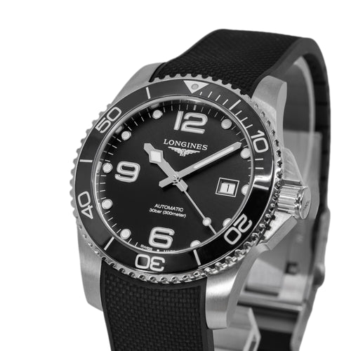 Longines Uomo L3.781.4.56.9 HydroConquest Black Dial Auto