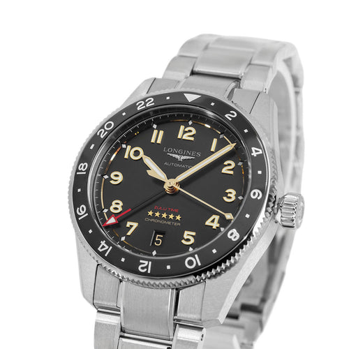 Longines L3.802.1.53.6 Spirit Zulu Time Titanium 39mm Auto