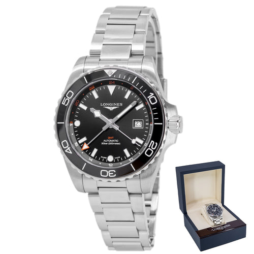 L38904566- Longines Uomo L3.890.4.56.6 Hydroconquest Gmt Auto