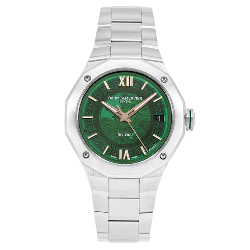 Baume & Mercier Uomo 10770 Riviera 39 mm Green Dial Auto