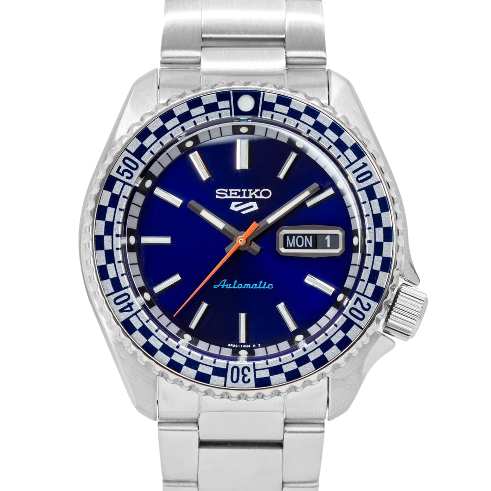 Seiko SRPK65K1 5 Sports Checker Flag Auto Corso Vinci