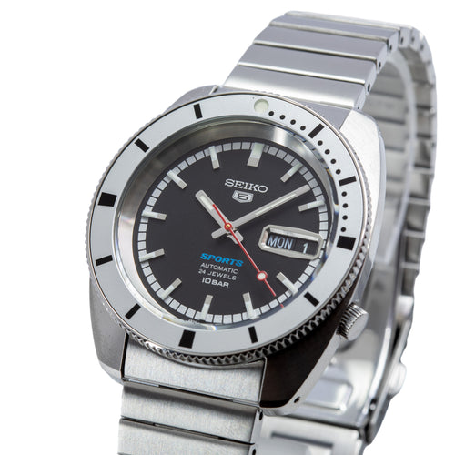 SRPL05K1-Seiko Uomo SRPL05K1 5 Sports Black Dial Automatico Ltd. Ed.