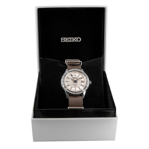 Seiko Uomo SSK015J1 Presage Style 60's Auto GMT Ltd. Ed.