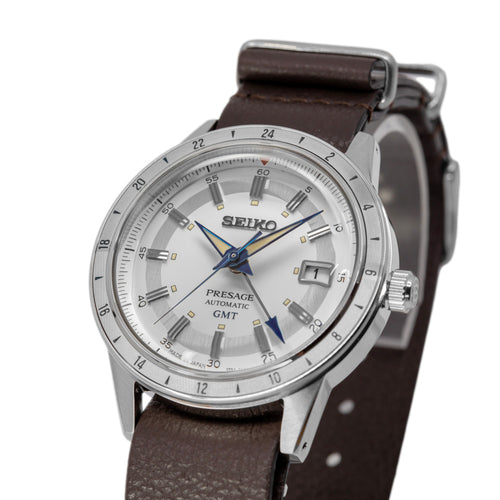 Seiko Uomo SSK015J1 Presage Style 60's Auto GMT Ltd. Ed.