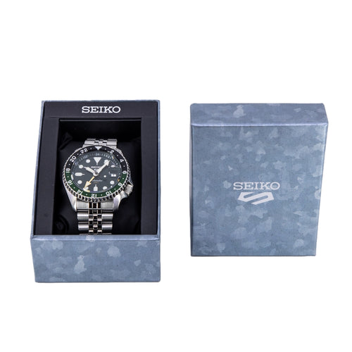 Seiko Uomo SSK035K1 5 Sports Green Dial Automatico GMT