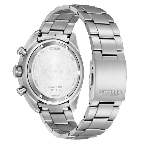 Citizen Uomo AT2480-81E Crono Super Titanio Eco-Drive