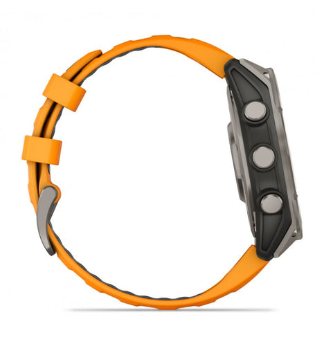 010-02904-11-Garmin 010-02904-11 Fenix 8 AMOLED - 47 mm Spark Orange