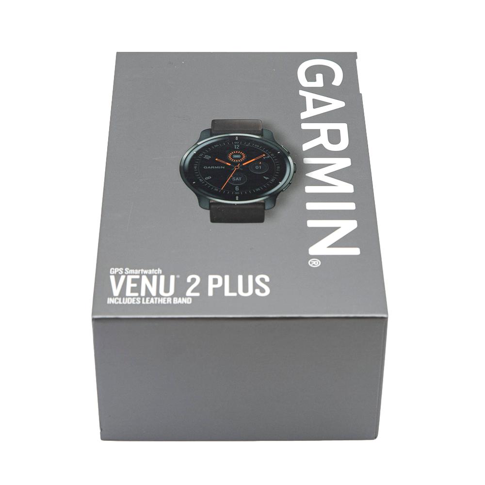 Garmin 010-02496-15 Venu Smartwatch Plus Corso Brown Vinci 2 Black –