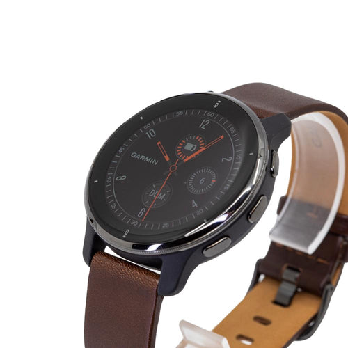 Garmin 010-02496-15 Venu Smartwatch – Corso Brown Black 2 Plus Vinci