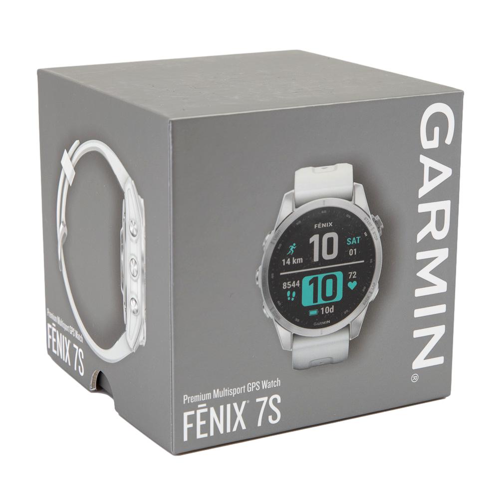 Garmin 010-02539-03 Fenix 7S Silver Whitestone Smartwatch – Corso Vinci