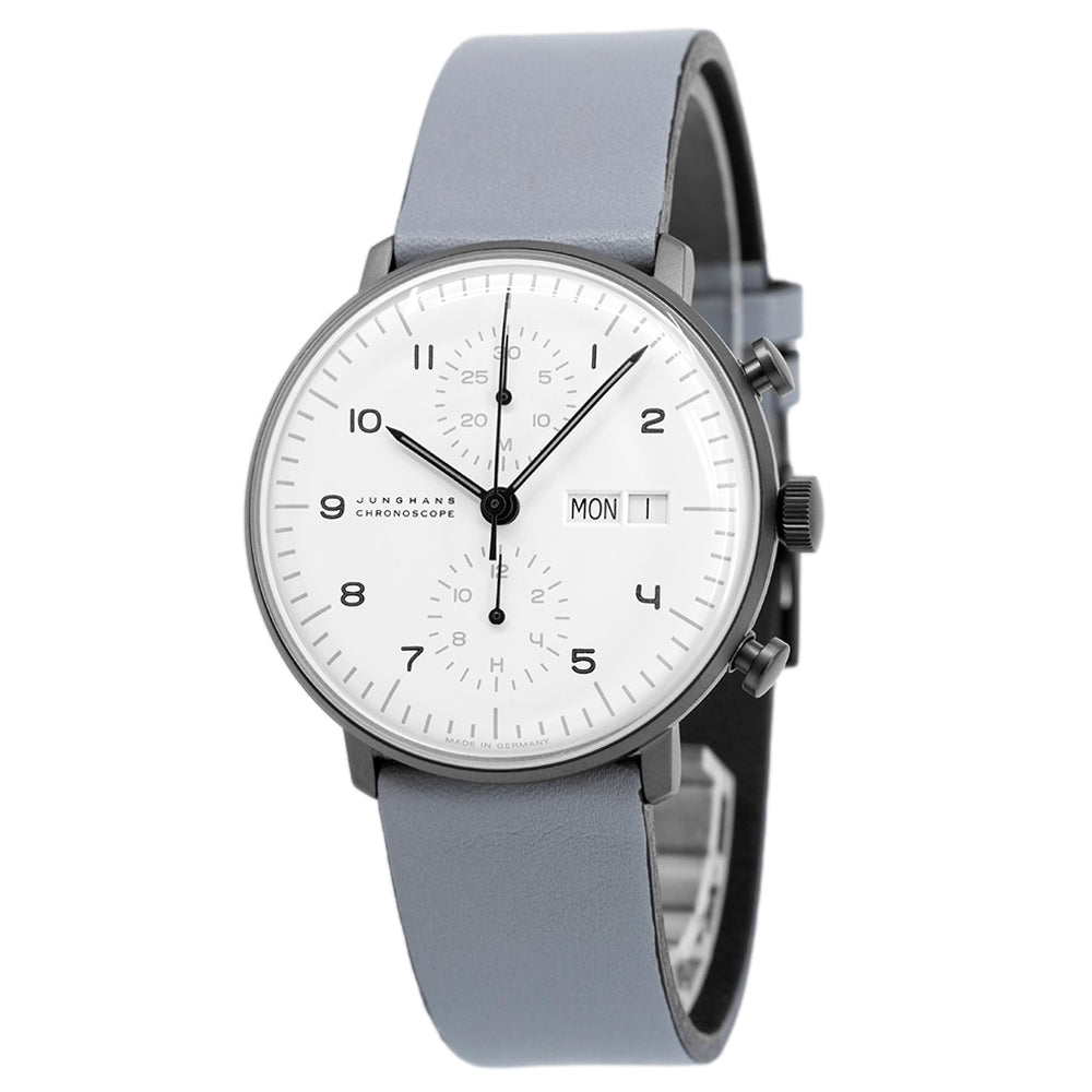 Junghans Uomo 27 4008.03 Max Bill Chronoscope Auto Corso Vinci