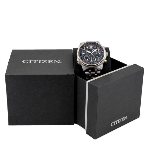 CB5850-80E-Citizen Uomo CB5850-80E Pilot Super Titanio Eco-Drive