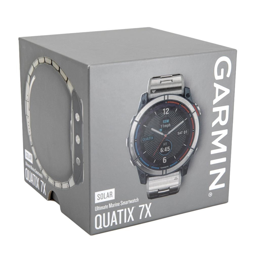Garmin quatix 7X Solar Edition 51 mm Fiber-reinforced polymer Titanium  010-02541-60 - Best Buy