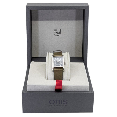 Oris 01 561 7783 4063 07 5 19 16 Rectangular Grey Auto